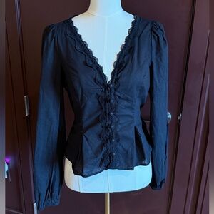 100% Cotton Lace Blouse